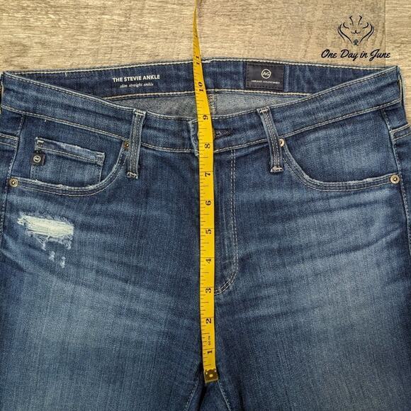 Adriano Goldschmied The Stevie Ankle Slim Straight Jeans Size 26R (2) - Picture 4 of 6